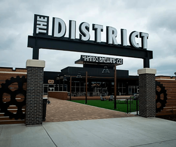 The District is a place where you can enjoy a cold beer.